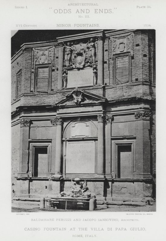 Fontaine du Casino à la Villa Di Papa Giulio, Rome, Italie - American Photographer (after)