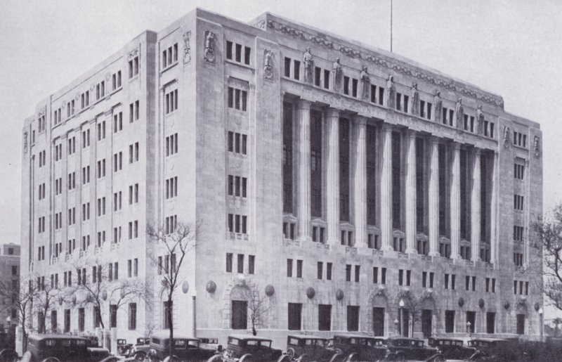 Chicago : Palais de justice du comté de Cook - American Photographer (after)