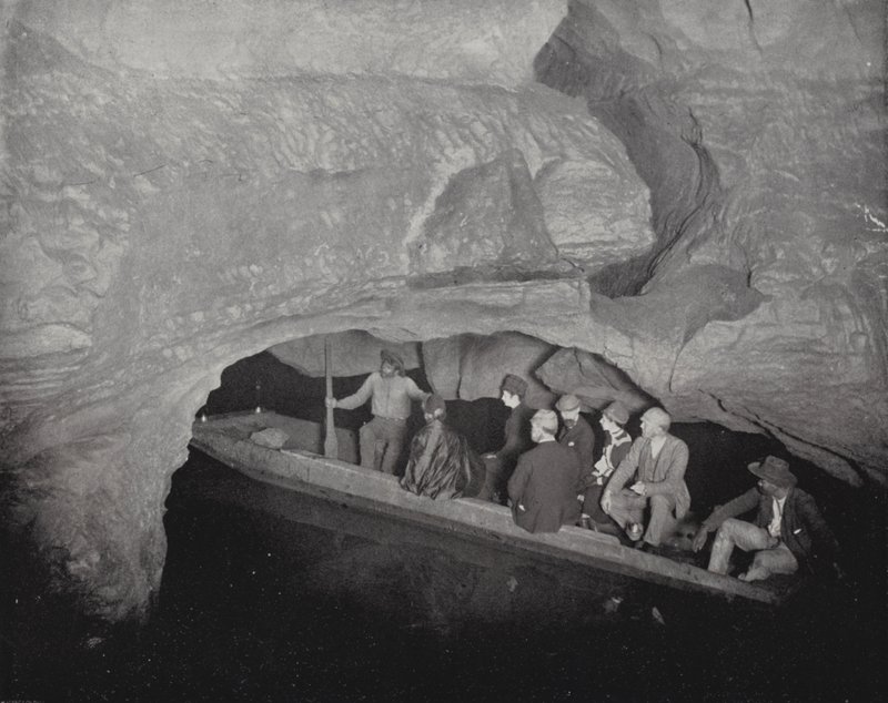 Rivière Echo, Mammoth Cave, Kentucky (photo n/b) - American Photographer (after)
