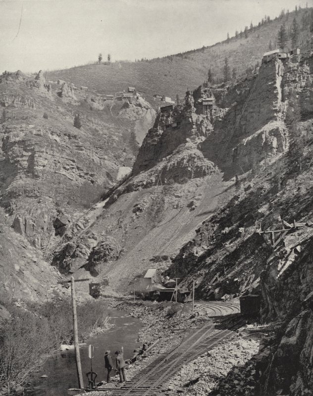 Mines dans le canyon de la rivière Eagle, Colorado - American Photographer (after)