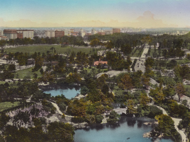 New York : Central Park, de la 59e rue vers Central Park West - American Photographer (after)