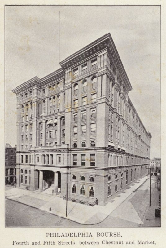 Philadelphie : Philadelphia Bourse, Fourth and Fifth Streets, entre Chestnut et Market - American Photographer (after)