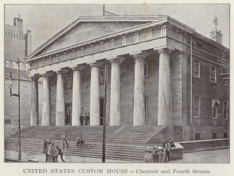 Philadelphie : Bureau de douane des États-Unis, Chestnut et Fourth Streets - American Photographer (after)