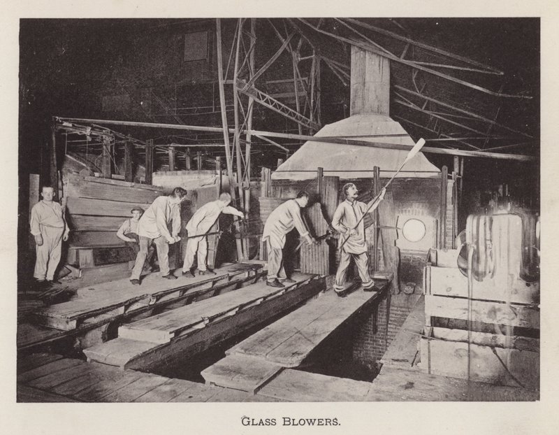 Pittsburgh : Souffleurs de verre - American Photographer (after)