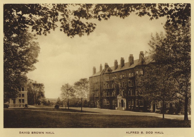 Université de Princeton : David Brown Hall ; Alfred B Dod Hall - American Photographer (after)