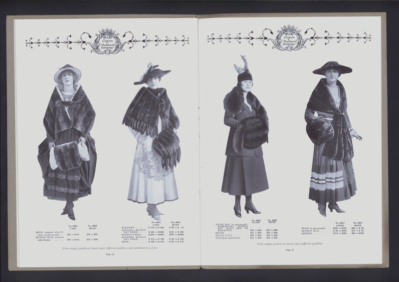 Double page du Théâtre de la Mode de la Fourrure - American Photographer (after)
