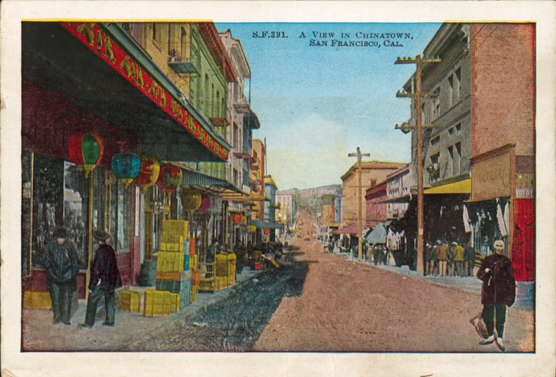 Vue de Chinatown, San Francisco, Californie (photo couleur) - American Photographer