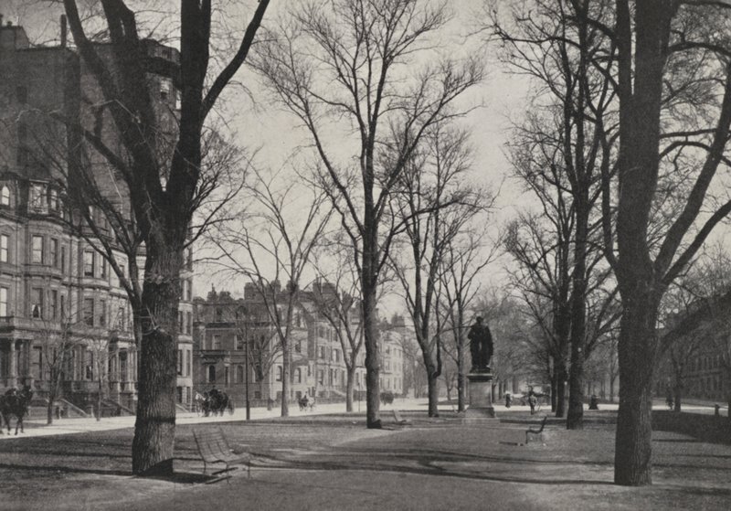 Boston : Commonwealth Avenue (photo n/b) - American Photographer