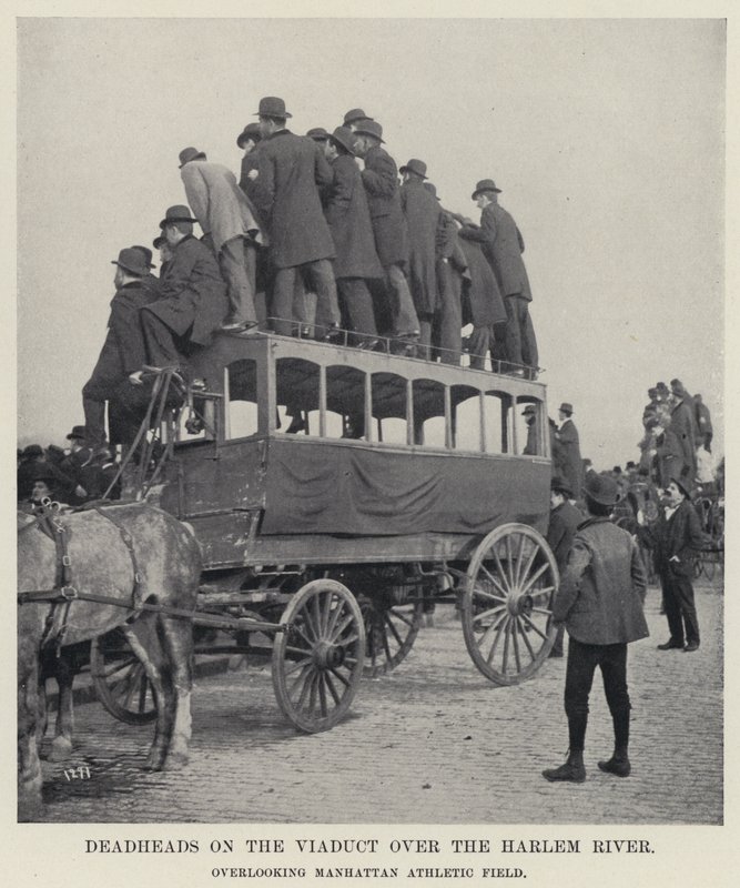 Passagers clandestins sur le viaduc au-dessus de la rivière Harlem - American Photographer