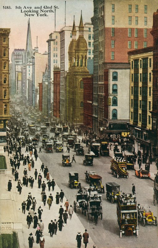 Cinquième avenue et 42e rue, New York (photo couleur) - American Photographer