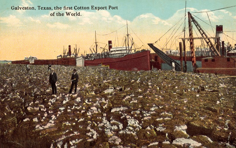 Galveston, Texas, États-Unis, premier port d