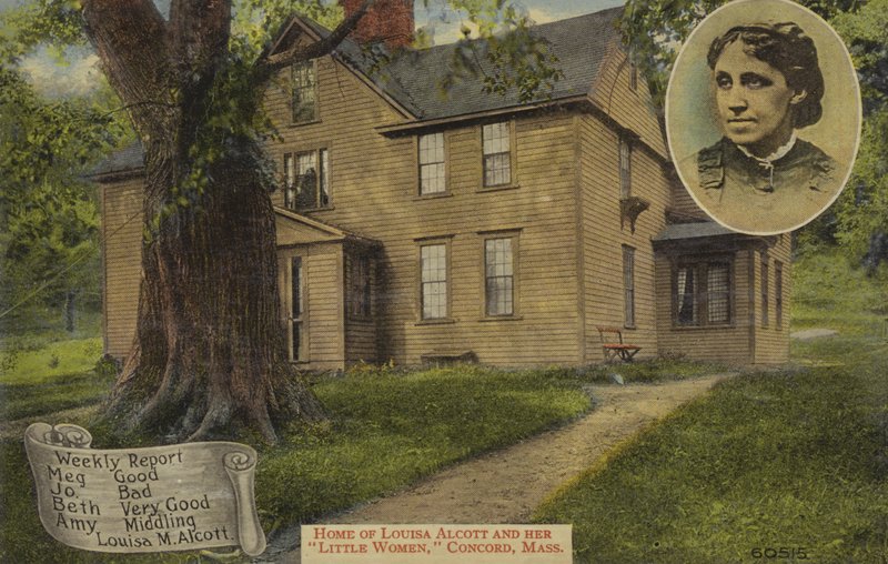 Maison de Louisa M Alcott et de ses Petites Femmes, Concord, Massachusetts, États-Unis (photo couleur) - American Photographer