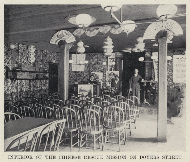 Intérieur de la mission de secours chinoise sur Doyers Street - American Photographer
