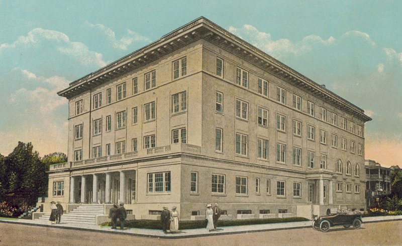 Miami, Floride, vers 1925 : Bâtiment du YMCA (photo couleur) - American Photographer