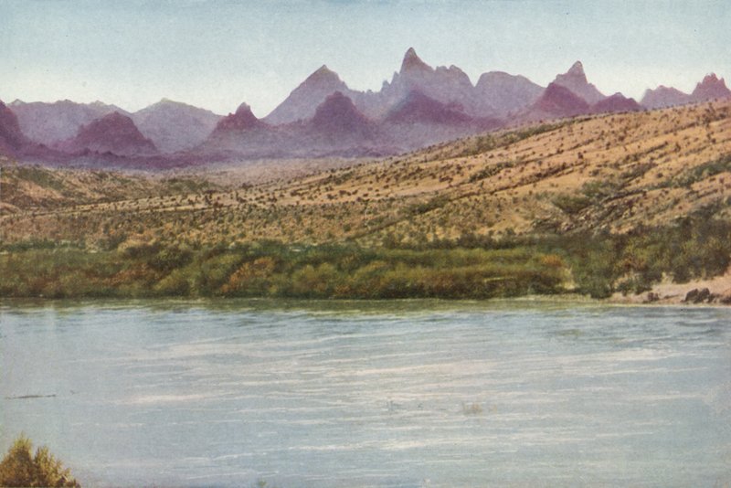 Needles Mountains und Colorado River, Kalifornien von American Photographer