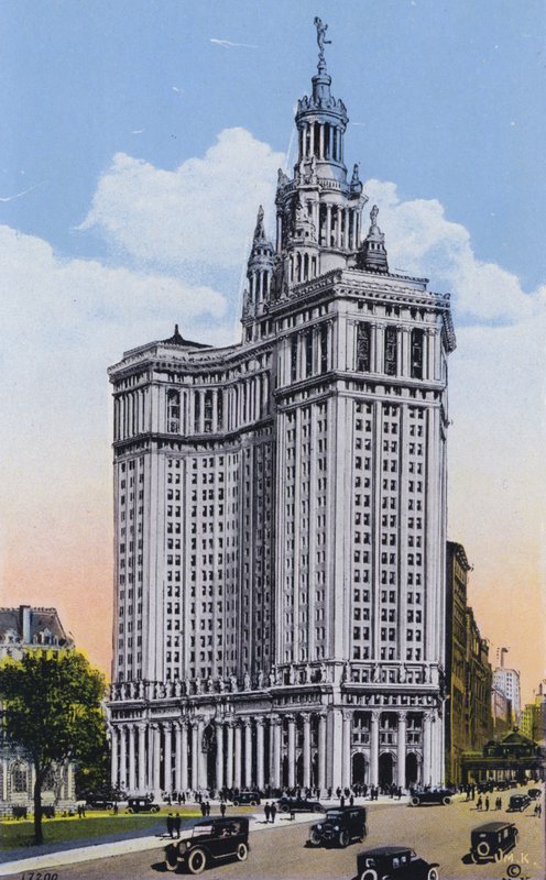 New York : Bâtiment municipal (photo couleur) - American Photographer
