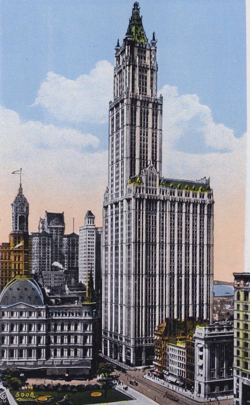 New York : Woolworth Building (photo couleur) - American Photographer