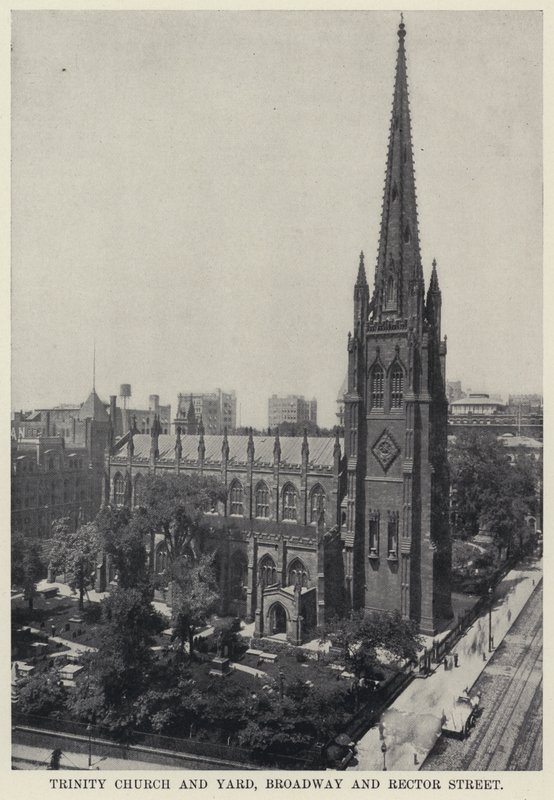 Église et cimetière Trinity, Broadway et Rector Street - American Photographer