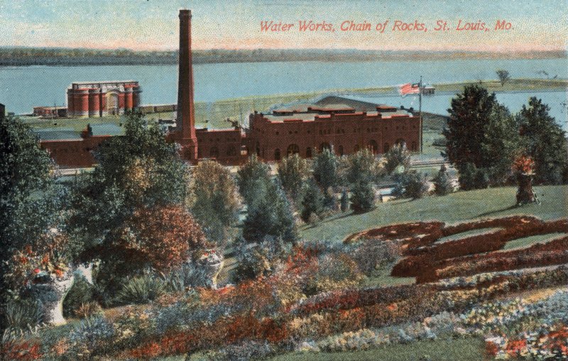 Water Works, Chain of Rocks, St Louis, Mo (photo couleur) - American Photographer