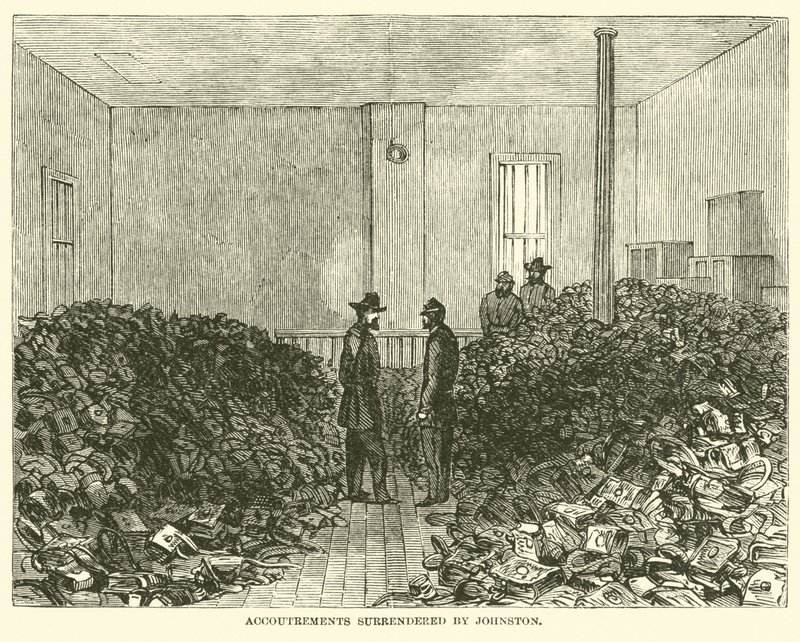 Équipements rendus par Johnston, avril 1865 - American School