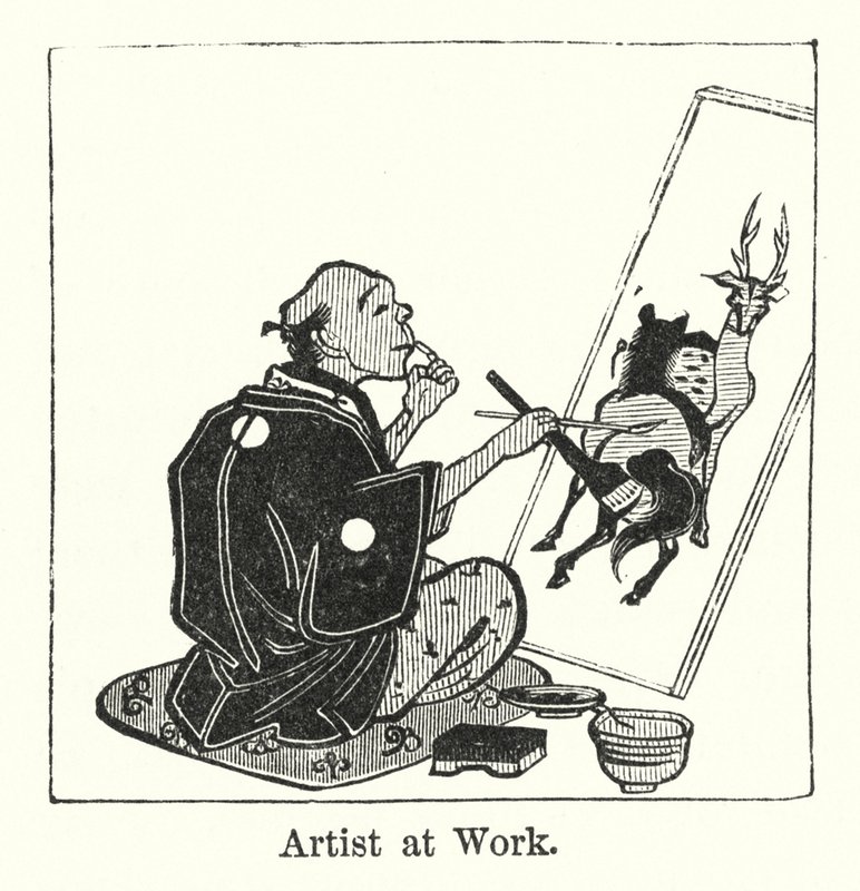 Artiste au travail - American School