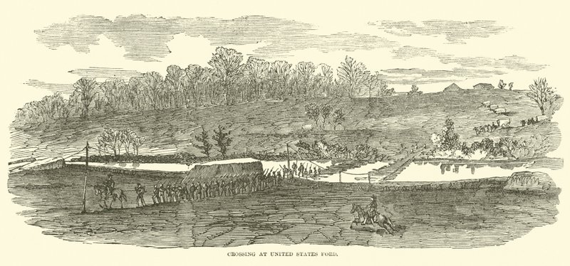 Traversée à United States Ford, janvier-avril 1863 - American School