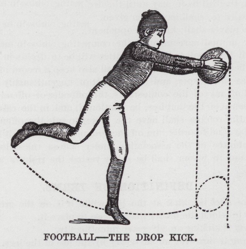 Football, le coup de pied de dégagement - American School