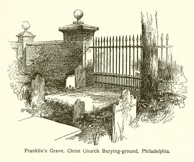 Tombe de Franklin, Cimetière de l