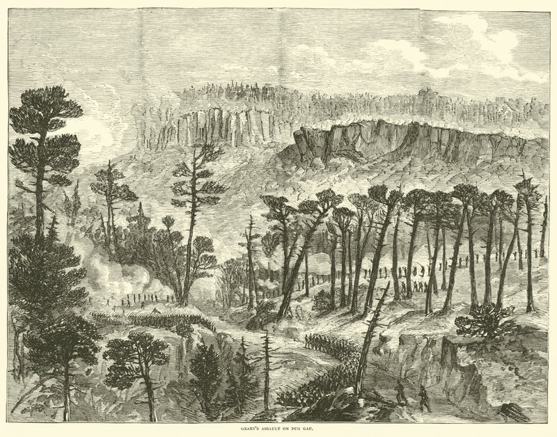 Assaut de Geary sur Dug Gap, mai 1864 - American School