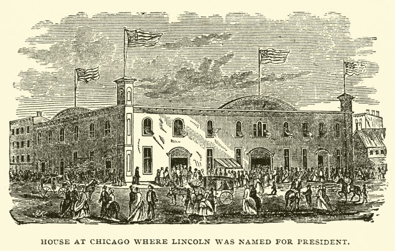 Maison à Chicago où Lincoln a été nommé président - American School