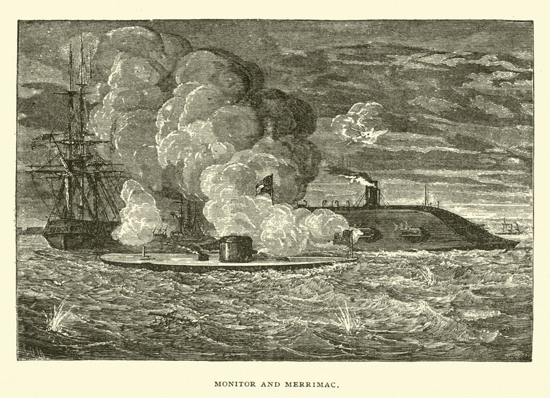 Monitor et Merrimac - American School
