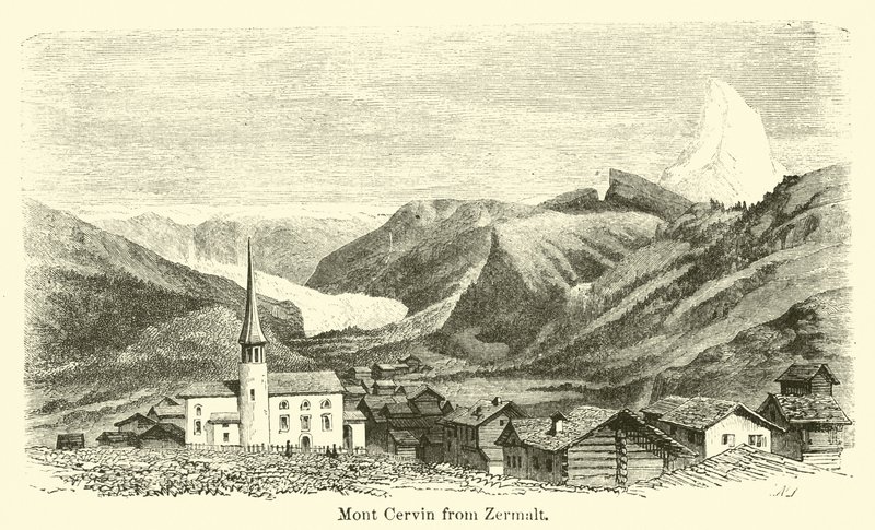 Mont Cervin depuis Zermatt - American School