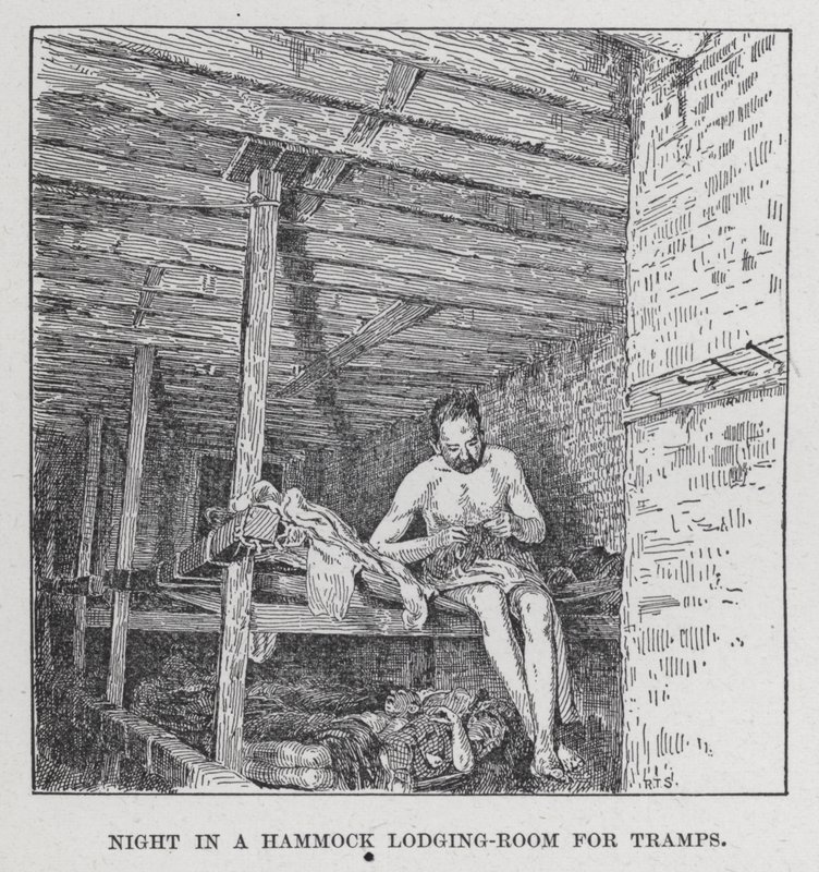 Nuit dans une chambre de hamac pour vagabonds - American School
