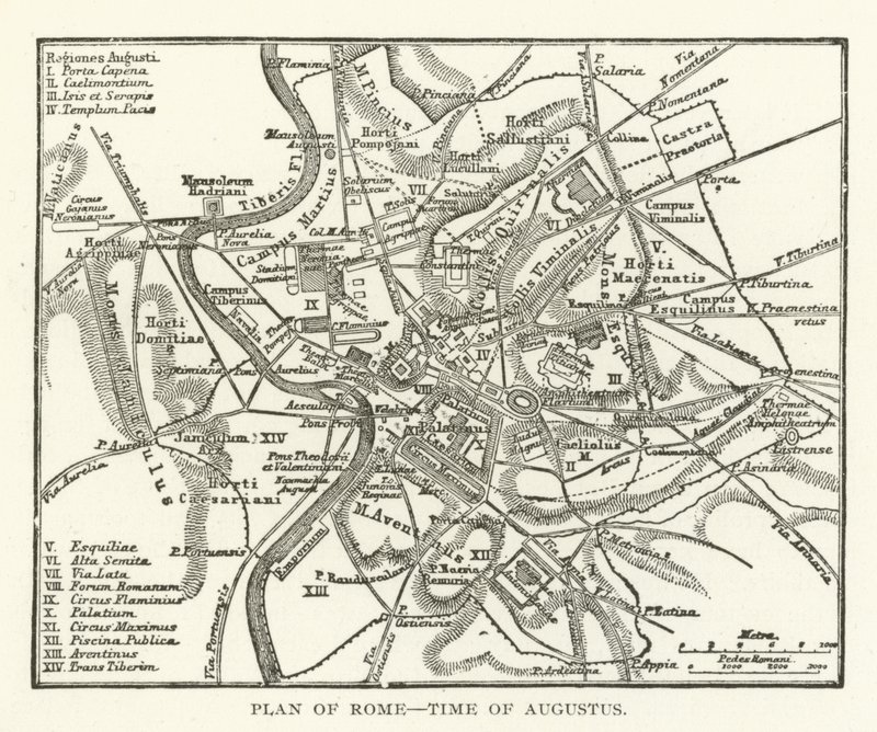 Plan de Rome, époque d