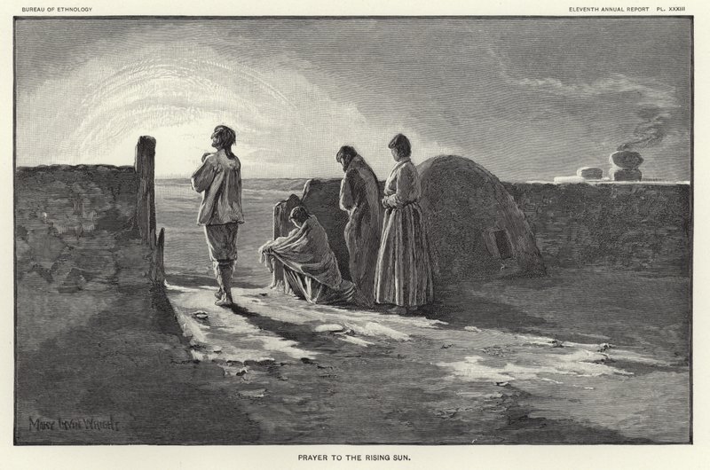 Prière au soleil levant - American School