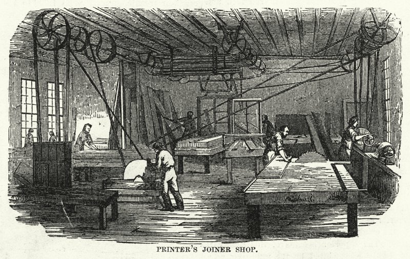 Atelier de menuisier de l