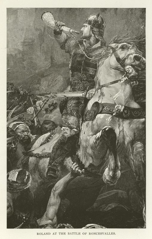 Roland à la bataille de Roncevaux - American School