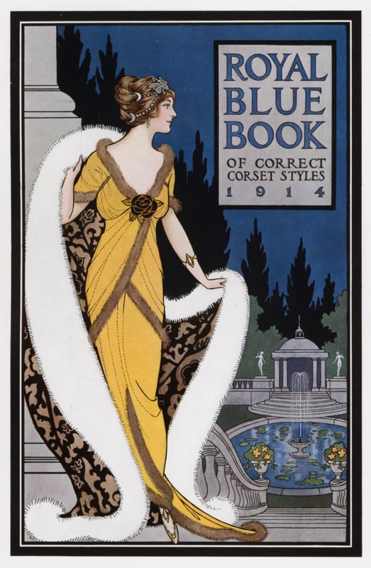 Royal Blue Book of Correct Corset Styles (Livre bleu royal des styles de corsets corrects) - American School