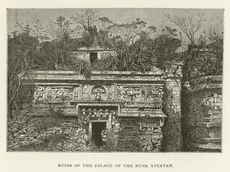 Ruines du Palais des Nonnes, Yucatán - American School