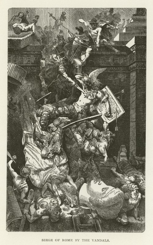Siège de Rome par les Vandales - American School