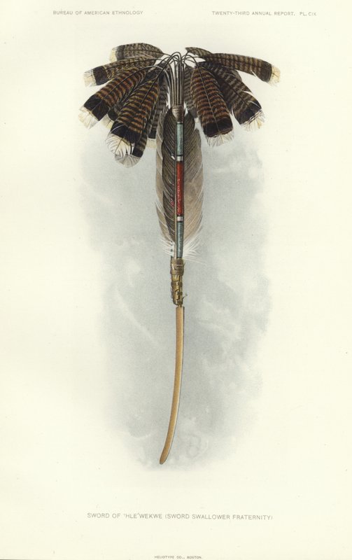 Épée de Thlewekwe (fraternité des avaleurs d