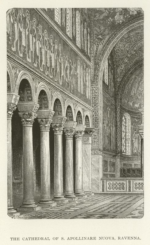 La cathédrale de S Apollinare Nuova, Ravenne - American School