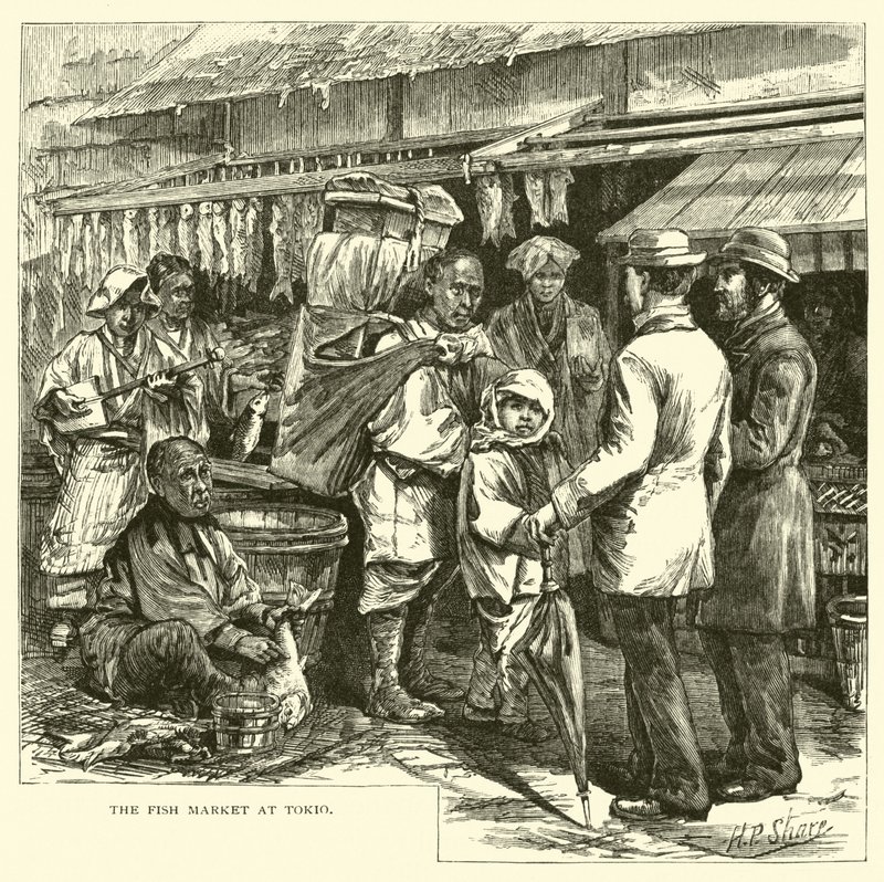 Le marché aux poissons de Tokyo - American School