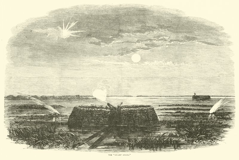 Le Swamp Angel, août 1863 - American School