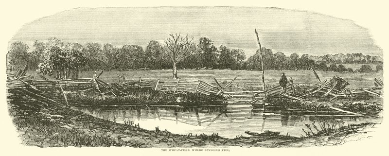Le champ de blé où Reynolds est tombé, juillet 1863 - American School