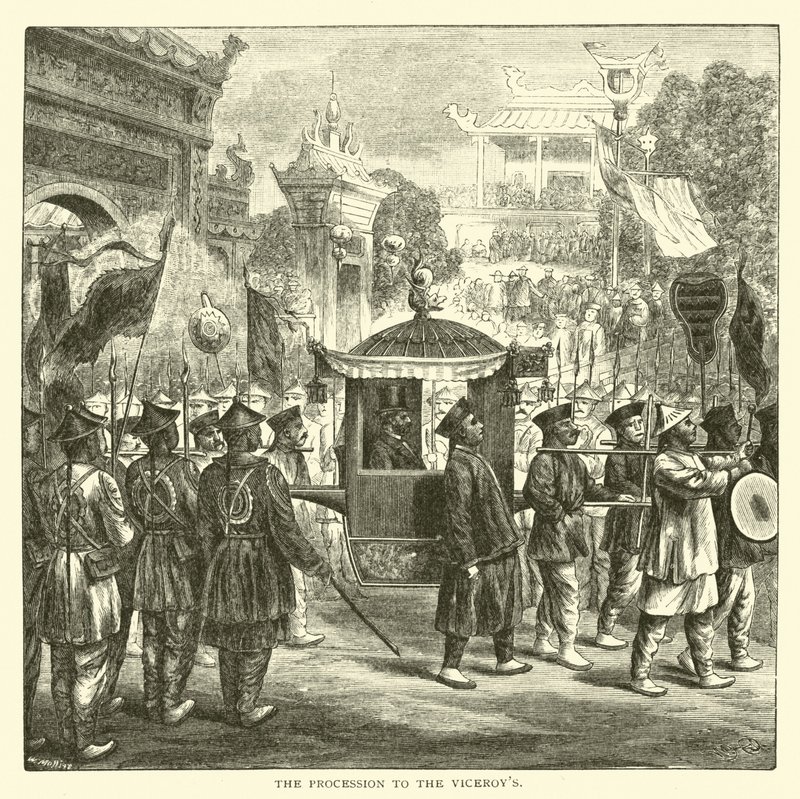 La procession vers les vice-rois - American School