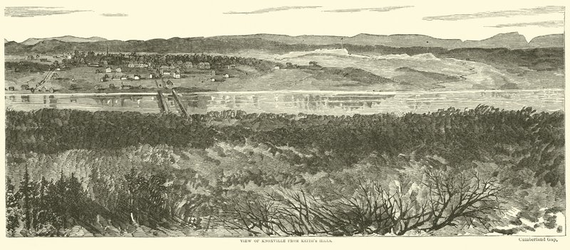 Vue de Knoxville depuis Keiths Hills, novembre 1863 - American School