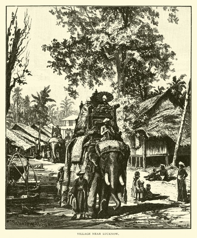 Village près de Lucknow - American School