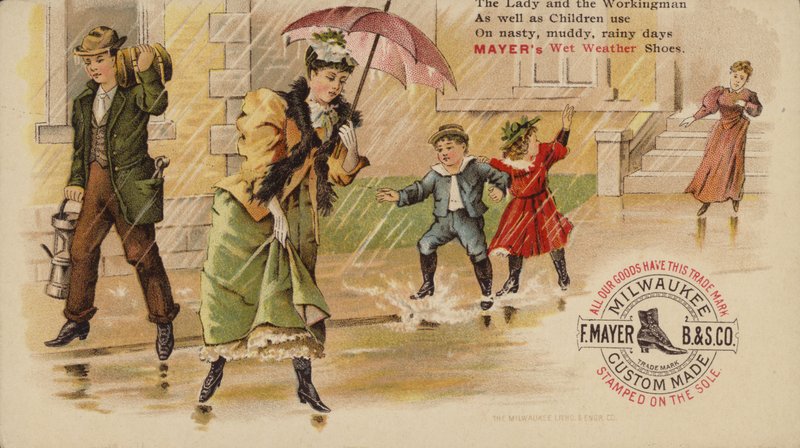 Marcher et sauter sous la pluie - American School