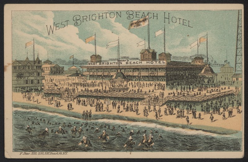 Hôtel de la plage de West Brighton, USA - American School